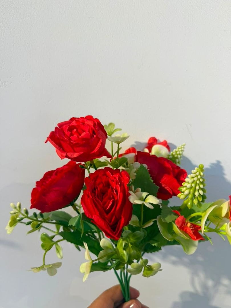 MINI GARDENIA X 5 ROJO