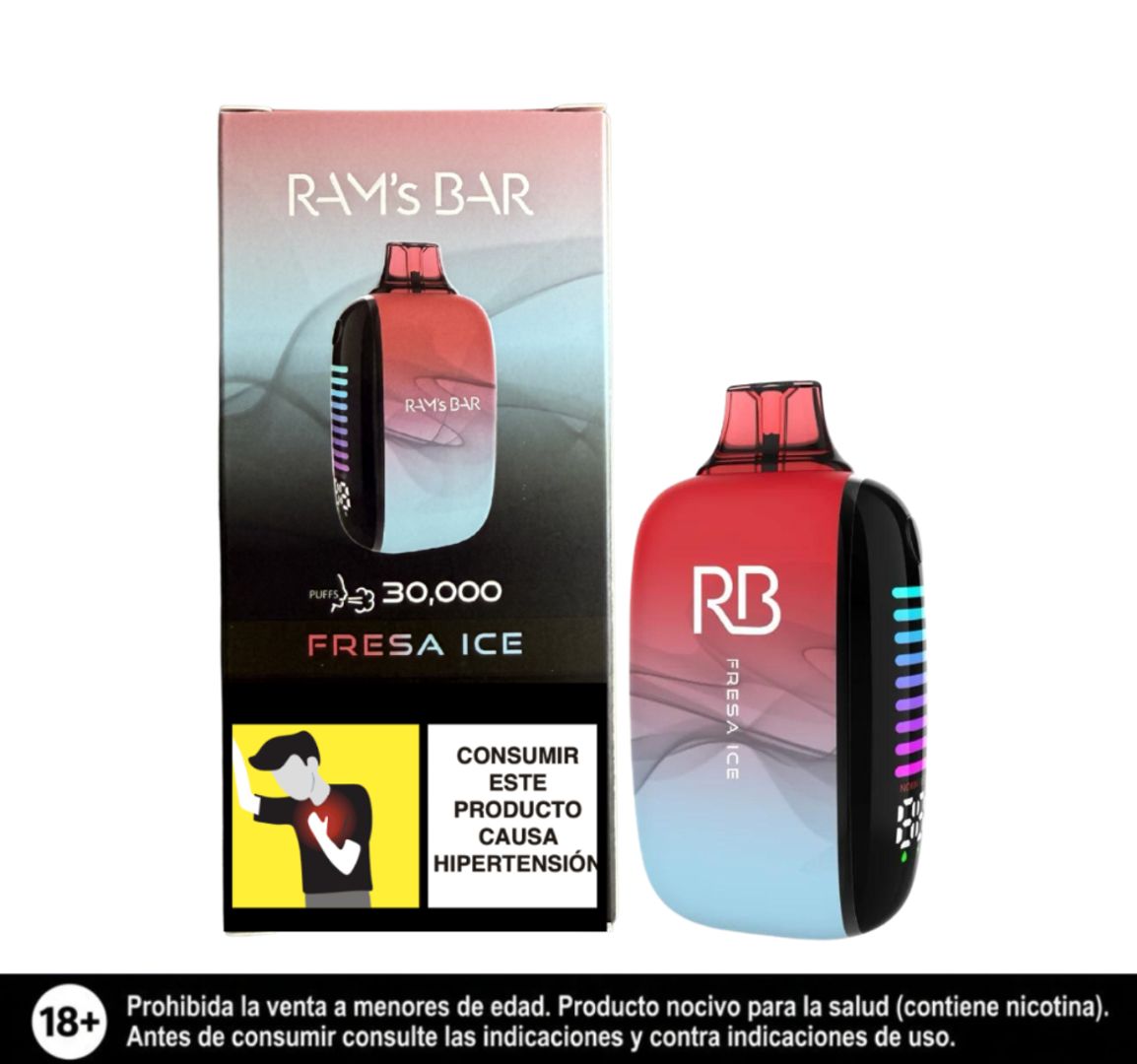 Rams Bar Fresa Ice 30.000 Puffs