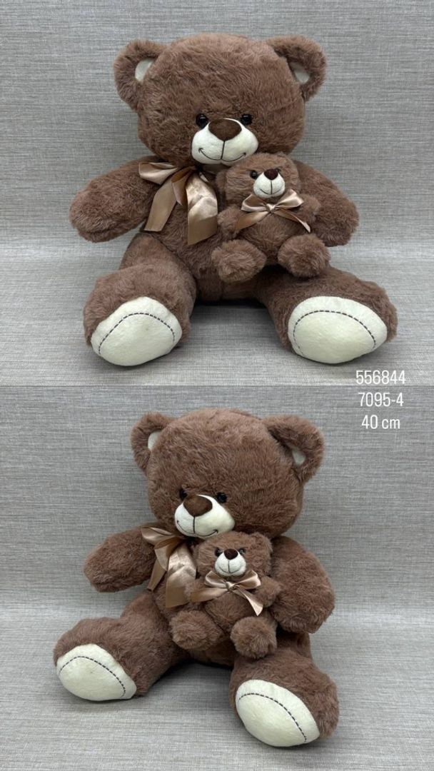 OSO CON HIJO DE 40 CM