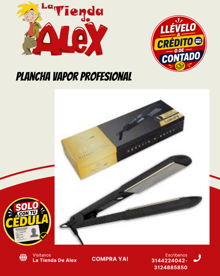Plancha Vapor Profesional