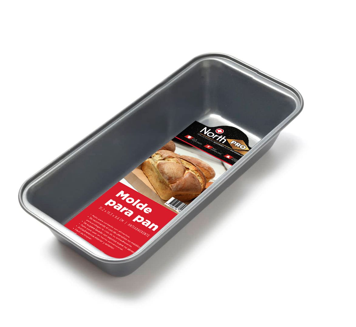 MOLDE PARA PAN 27.2X15.2X6.7 PRESS 77107