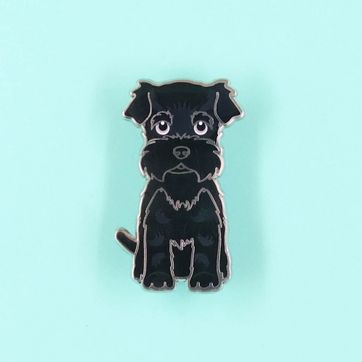 PIN SCHNAUZER NEGRO - imagen 1