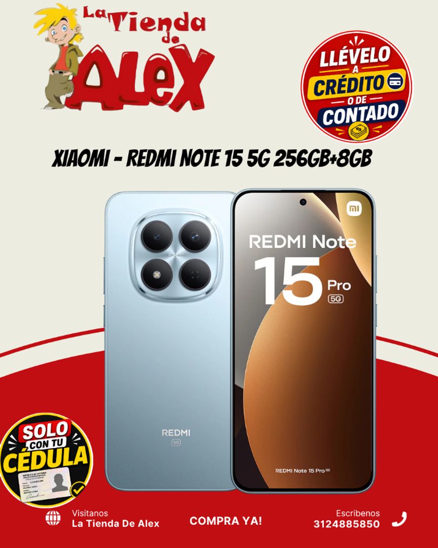 XIAOMI - Redmi Note 15 5G 256GB+8GB