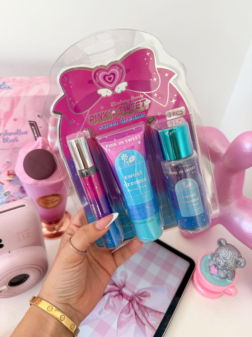 KIT 3 PIEZAS SWEET DREAMS
