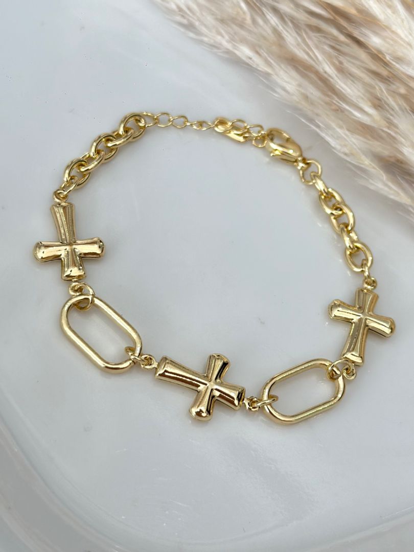 Pulsera cruces 