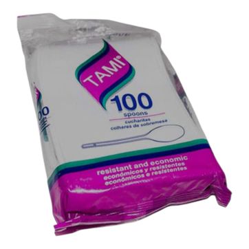 Imagen del producto  J. CUCHARITA 11 CM TAMI BLANCO PQ X 100 UN 