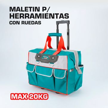 Imagen del producto MALETIN P/ HERRAMIENTAS 20" C/RUEDAS 