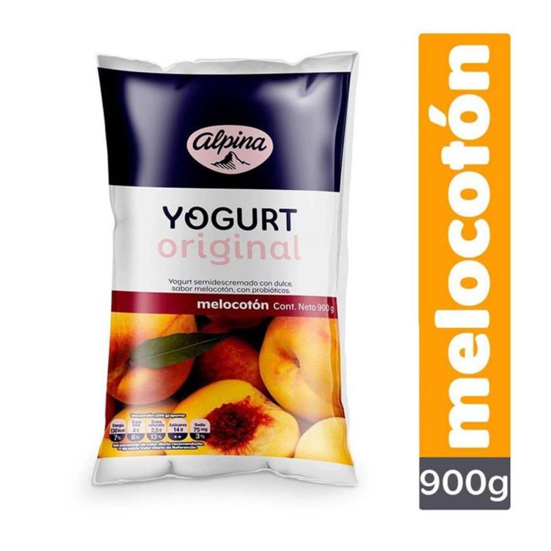 YOGURT MELOCOTON*900ML ALPINA