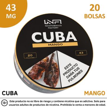 Imagen del producto Cuba Mango 43mg - Parches De Nicotina