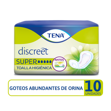 Imagen del producto Toalla Higiénica TENA Discreet Super x 10 Und