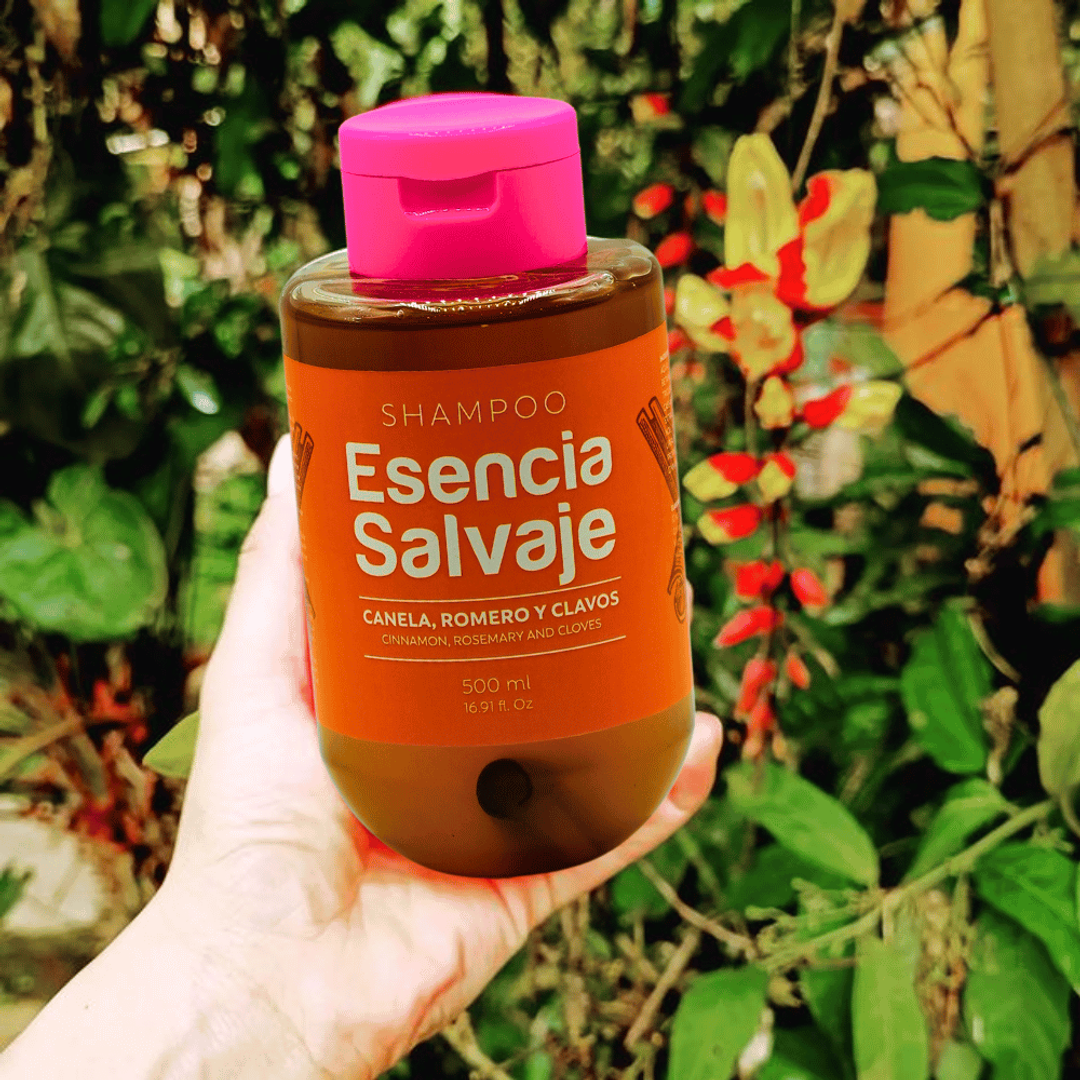 SHAMPOO CANELA ROMERO Y CLAVOS FRUTO SALVAJE