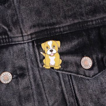 PIN PITBULL CAFE CLARO - imagen 3