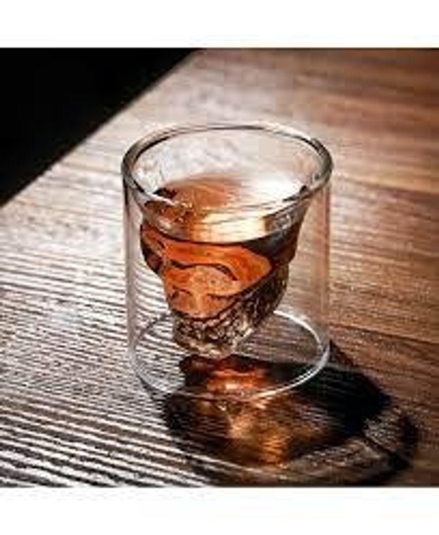 COPA SHOT DE LUJO CALAVERA 25ML