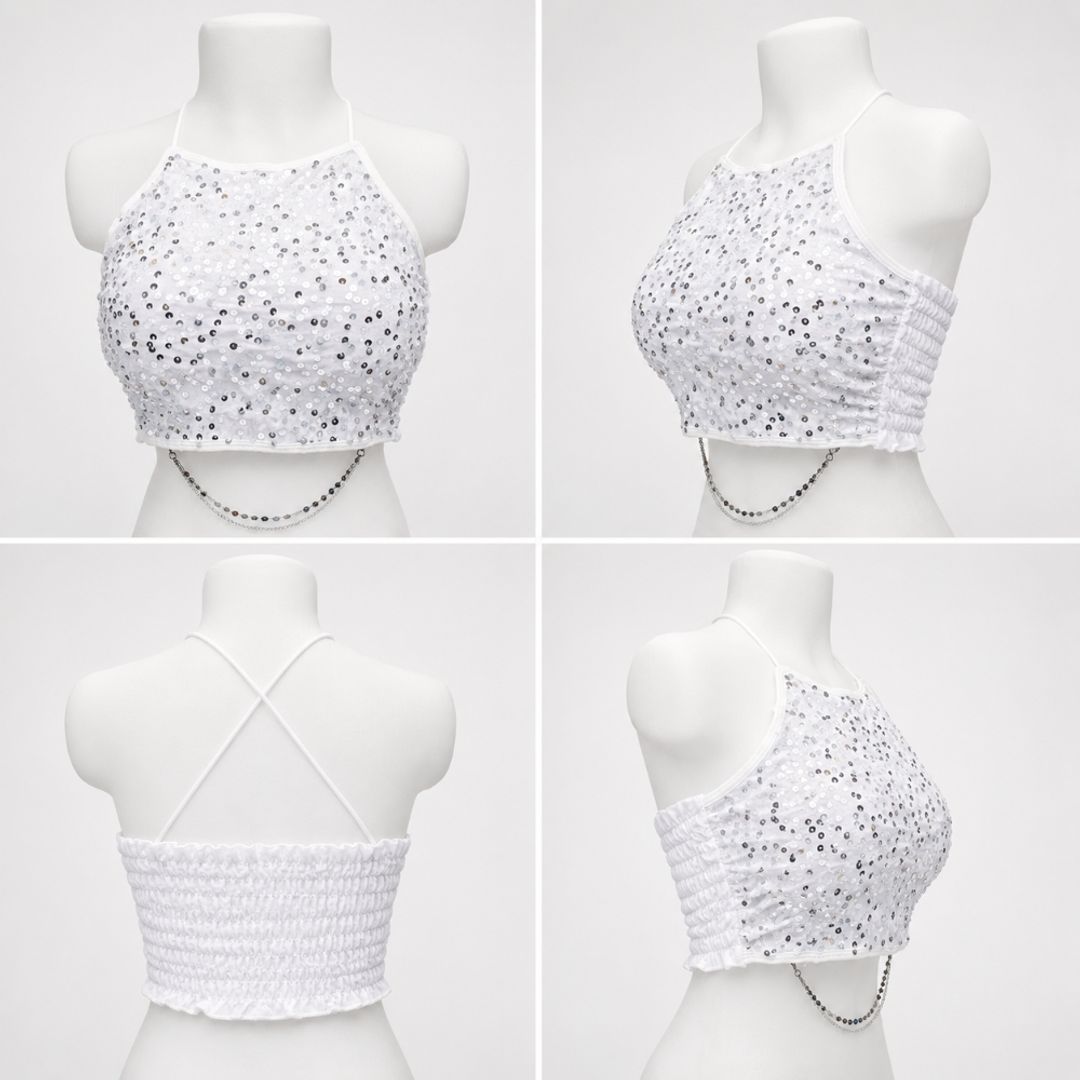 Blusa brillos ref 070