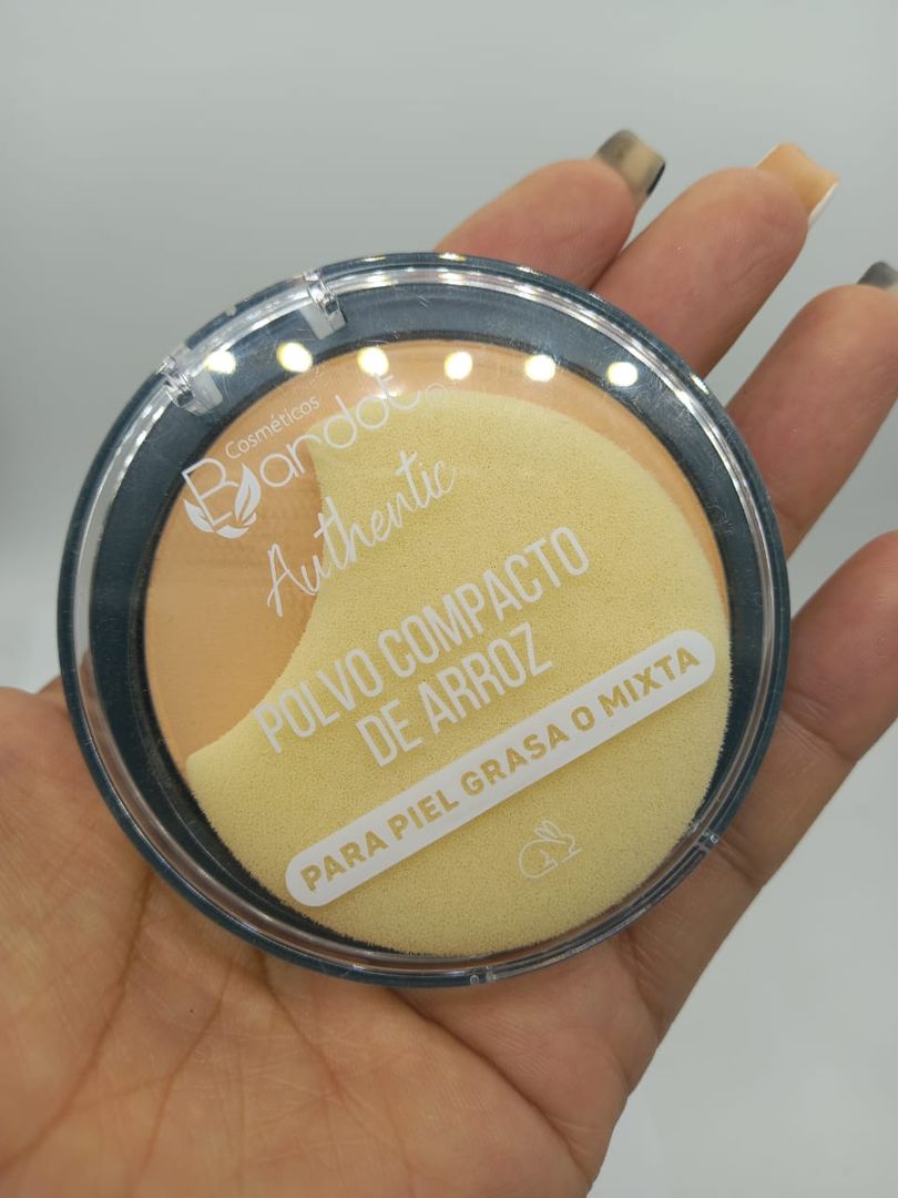 Polvo compacto bardot de  arroz 