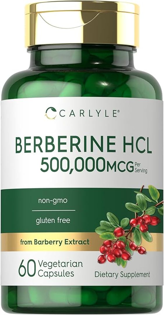 Berberina HLC 500,000mcg 60 cap Carlyle 