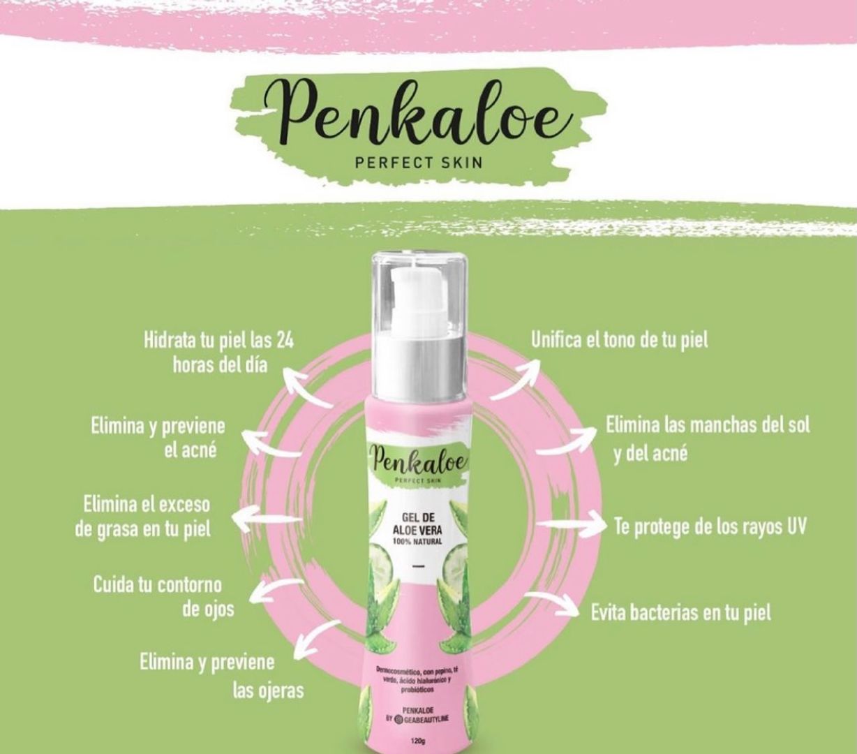 Penkaloe gel de aloe vera