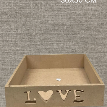 Imagen del producto BANDEJA LOVE 30 X 30