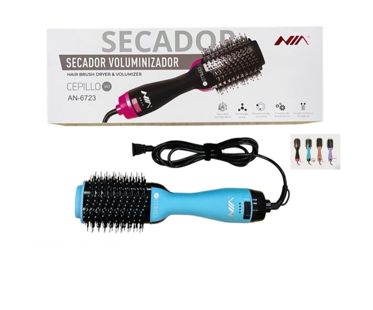 BELLEZA   Cepillo Secador NIA 1.200w Ref: AN-6723