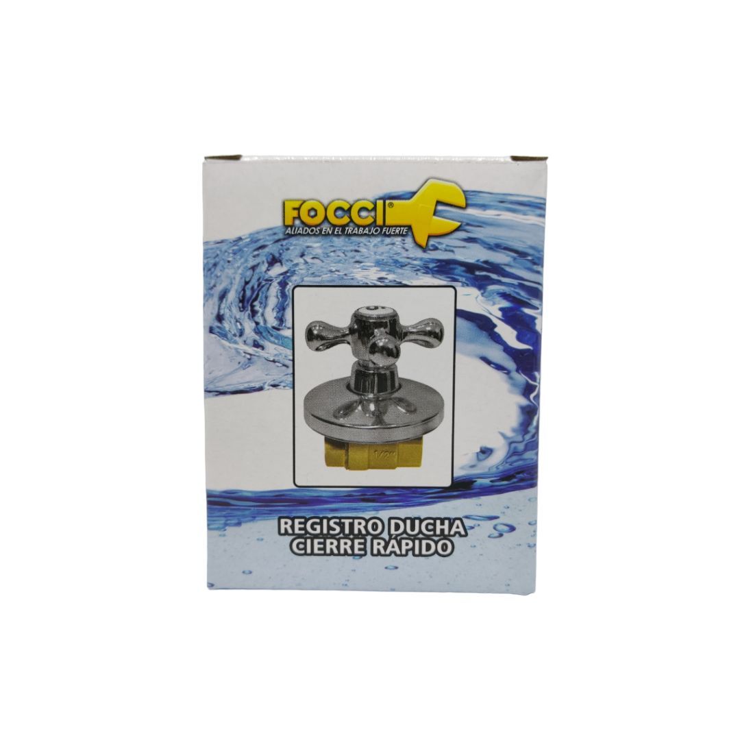 LLAVE DUCHA C/RAPIDO POMO CRUCETA CORTO
