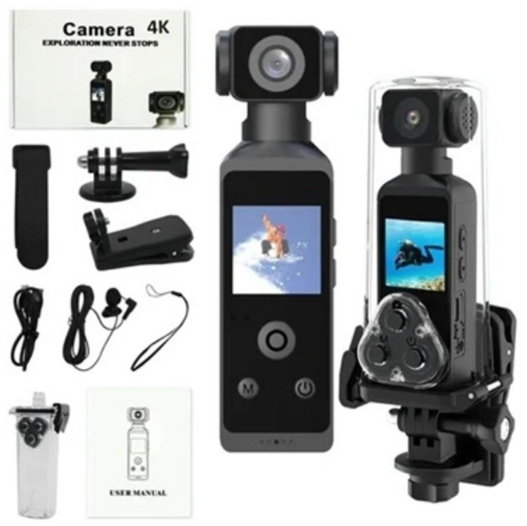 CAMARA DE ACCION 4K POCKET SUMERGIBLE