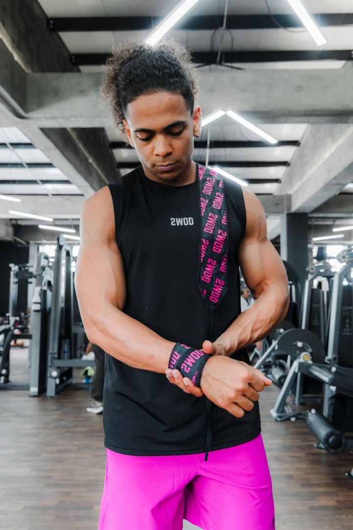 MUÑEQUERAS FIJAS 2WOD PINK 