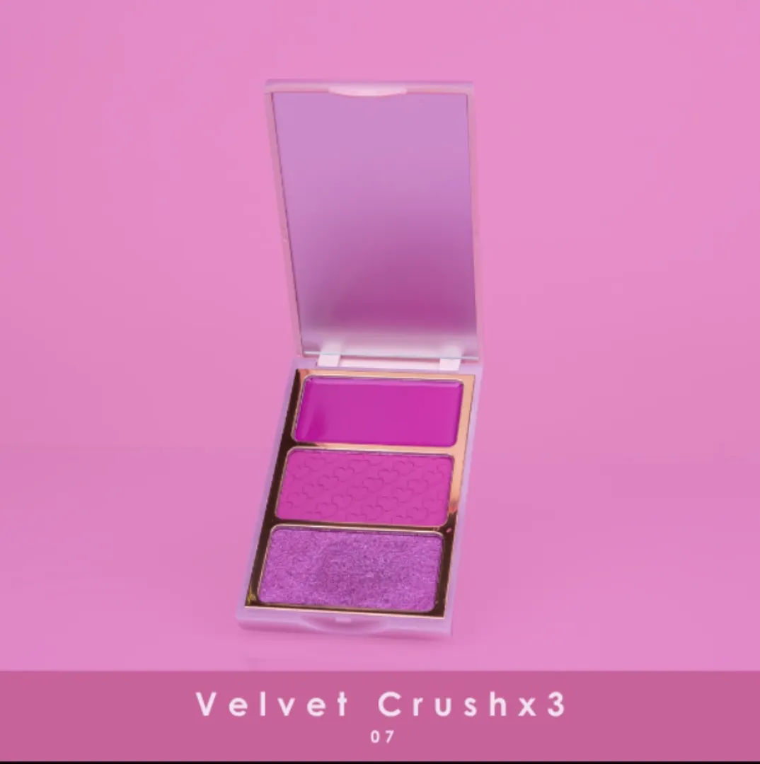 Velvet rubor x 3 