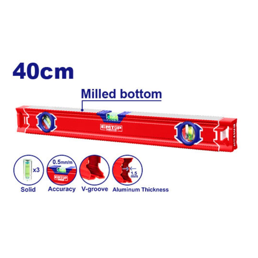 EMTOP NIVEL DE GOTA METALICO 16" (40CM) SUPER EMTOP