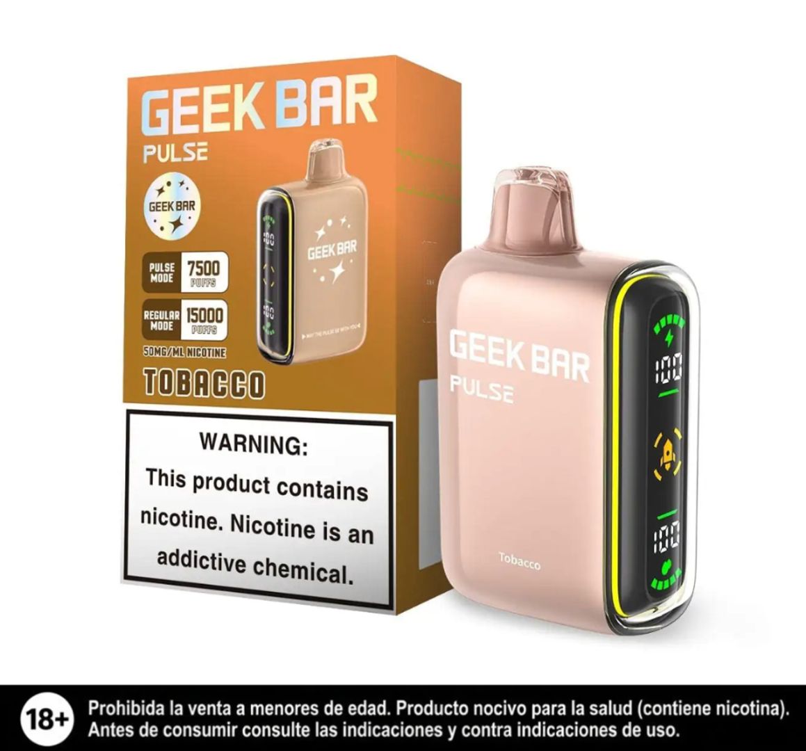 Geek Bar Pulse Tobacco 15.000 Puffs