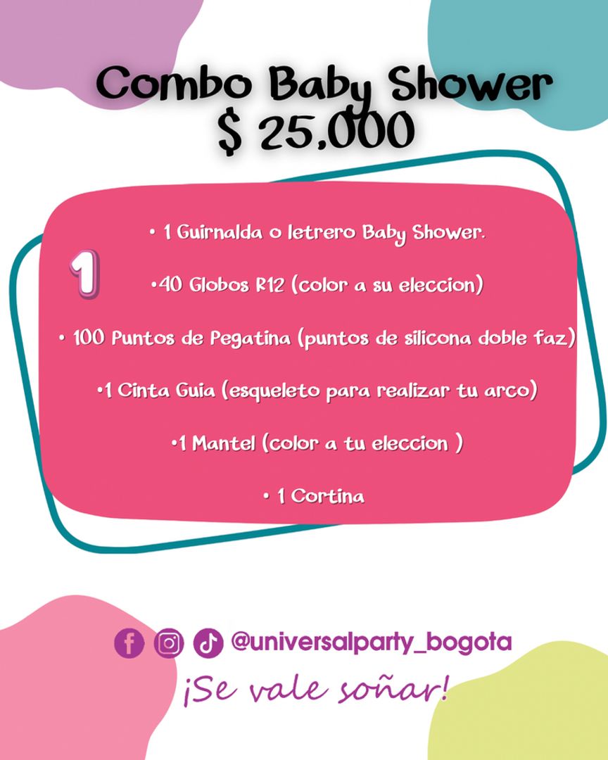 COMBO BABY SHOWER # 1