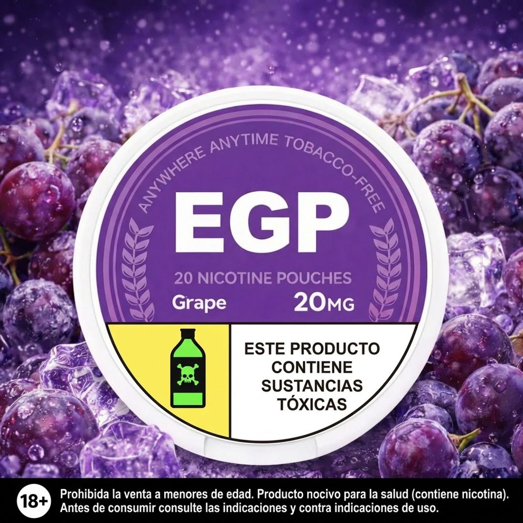 Egp Refreshing Grape 20mg - Parches De Nicotina