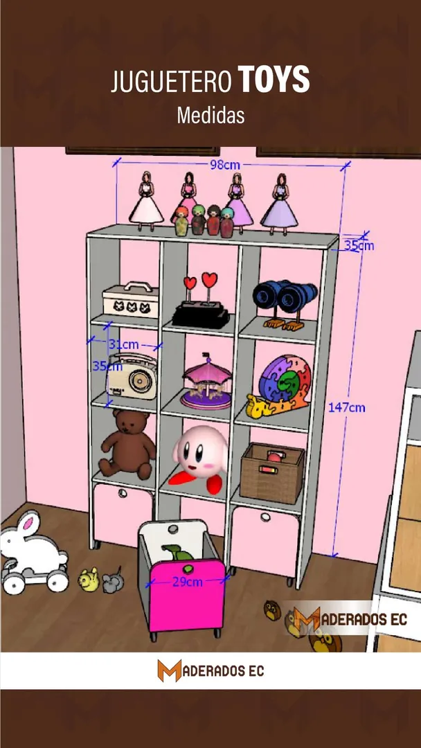 Juguetero - modelo Toys