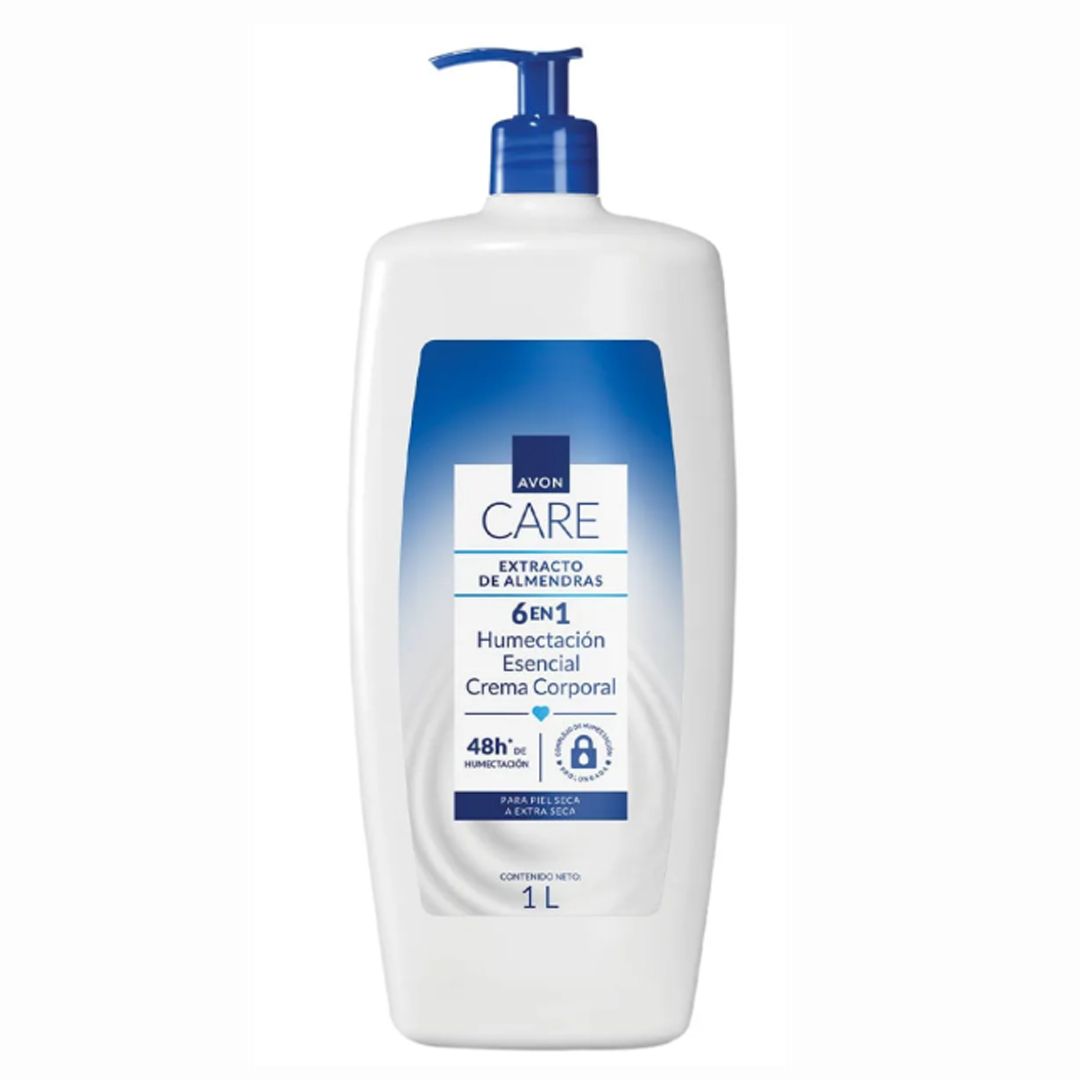 AVON CARE 6 EN 1 CREMA CORPORAL EXTRACTO DE ALMENDRAS - 1000 ML