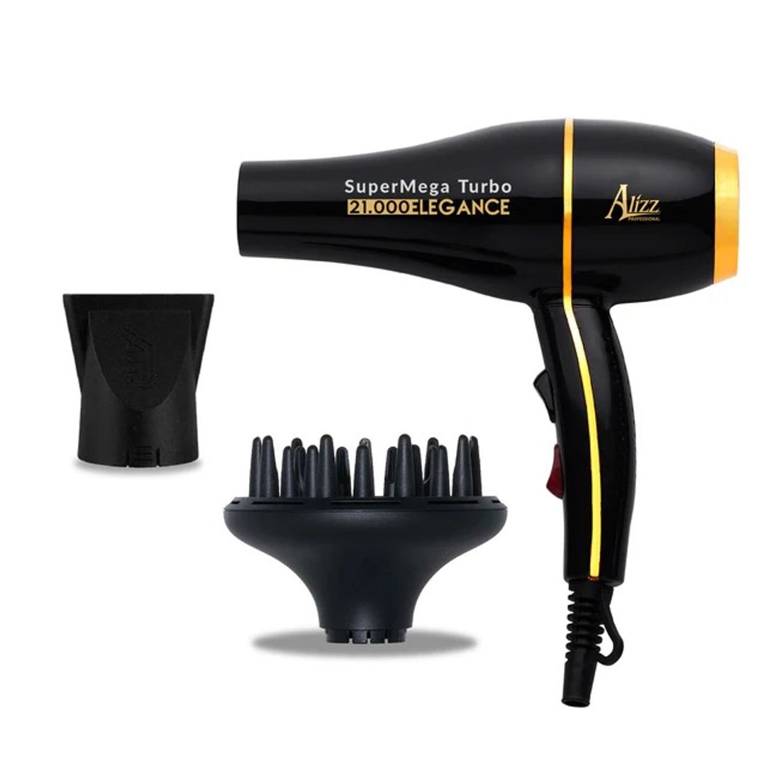  SECADOR SUPER MEGA TURBO 21.000 CON DIFUSOR ELEGANCE GOLD