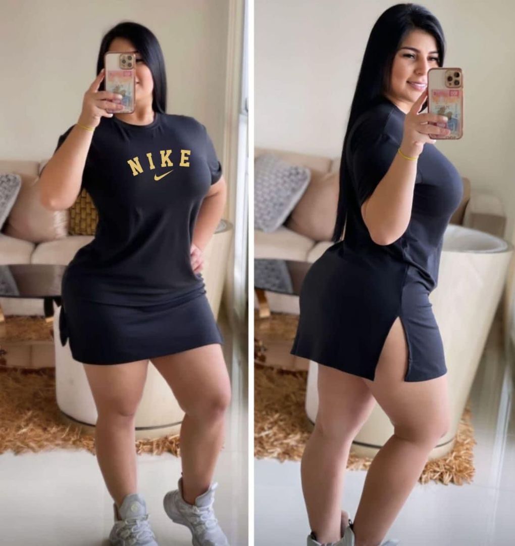 VESTIDO CON ABERTURA ESTAMPADO