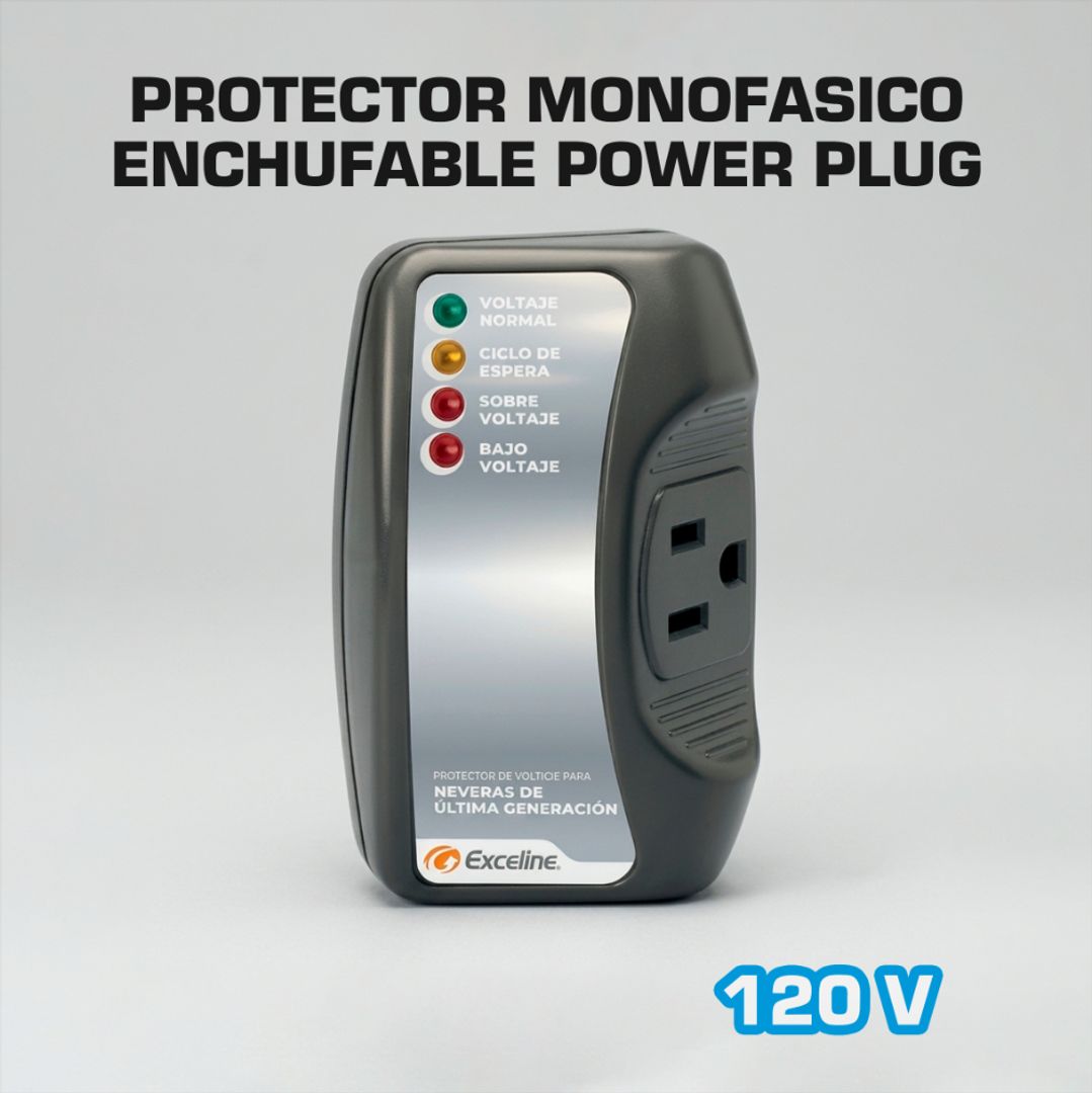 PROTECTOR DE VOLTAJE PARA NEVERAS DE ULTIMA GENERACION 120 VAC.