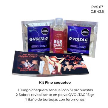 Imagen del producto KIT CHEQUERA FINO COQUETEO ESTRELLAS