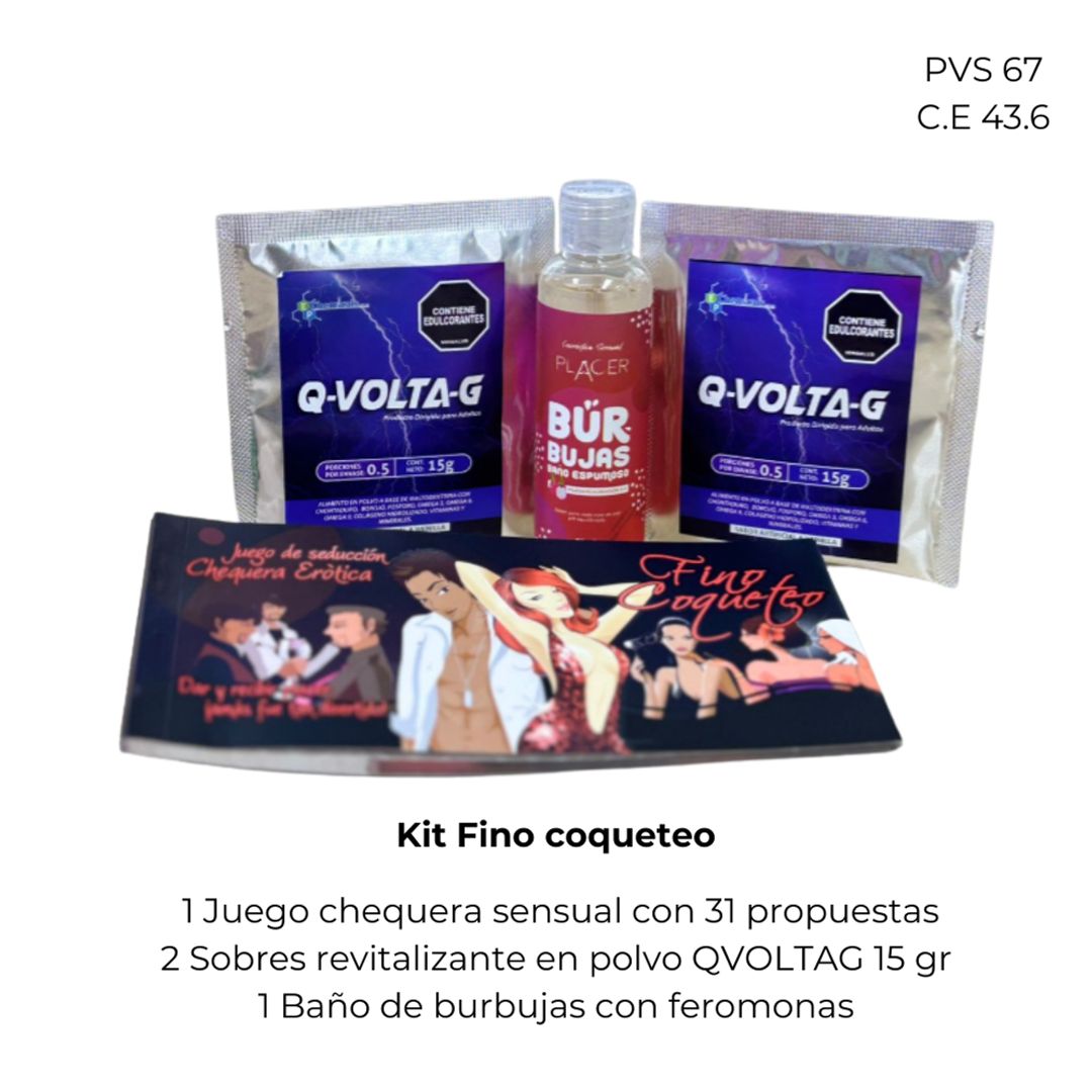 KIT CHEQUERA FINO COQUETEO ESTRELLAS