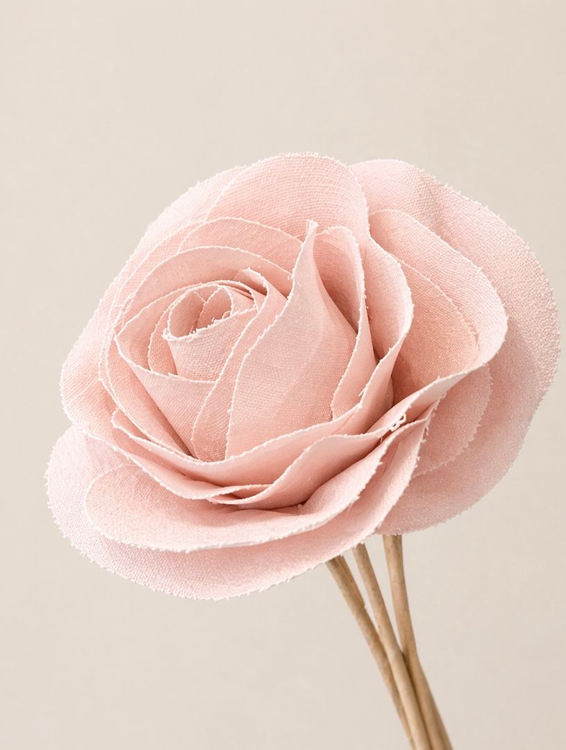 Rosa tela mediana 