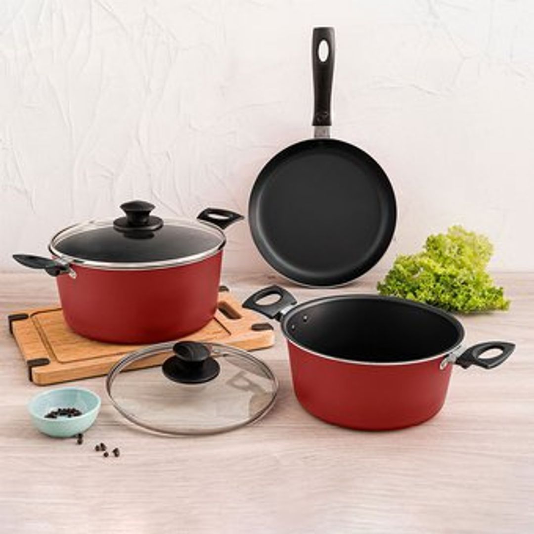 BATERIA 5PZ TV ANTI ADHERENTE JUST COOK ILKO