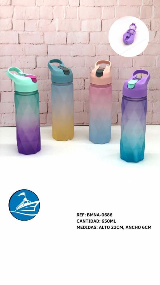 TERMO 650ML PASTEL MULTICOLOR BMNA-0686 ATLANTIS