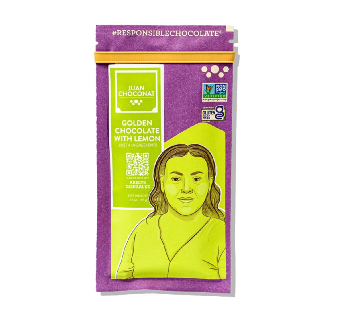 Golden chocolate with Lemon - Juan Choconat