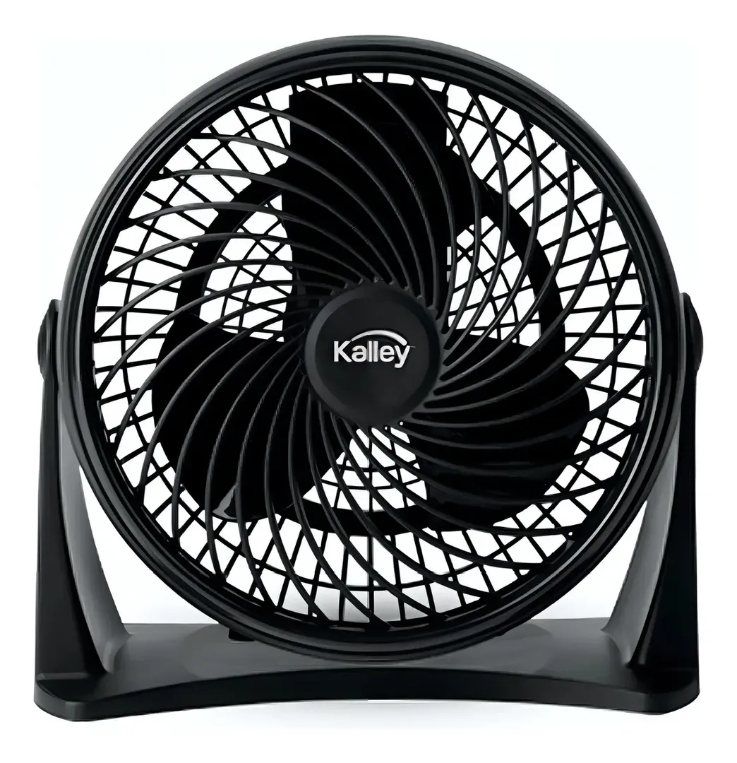 Ventilador De Mesa O Pared 8'' Kalley NEGRO