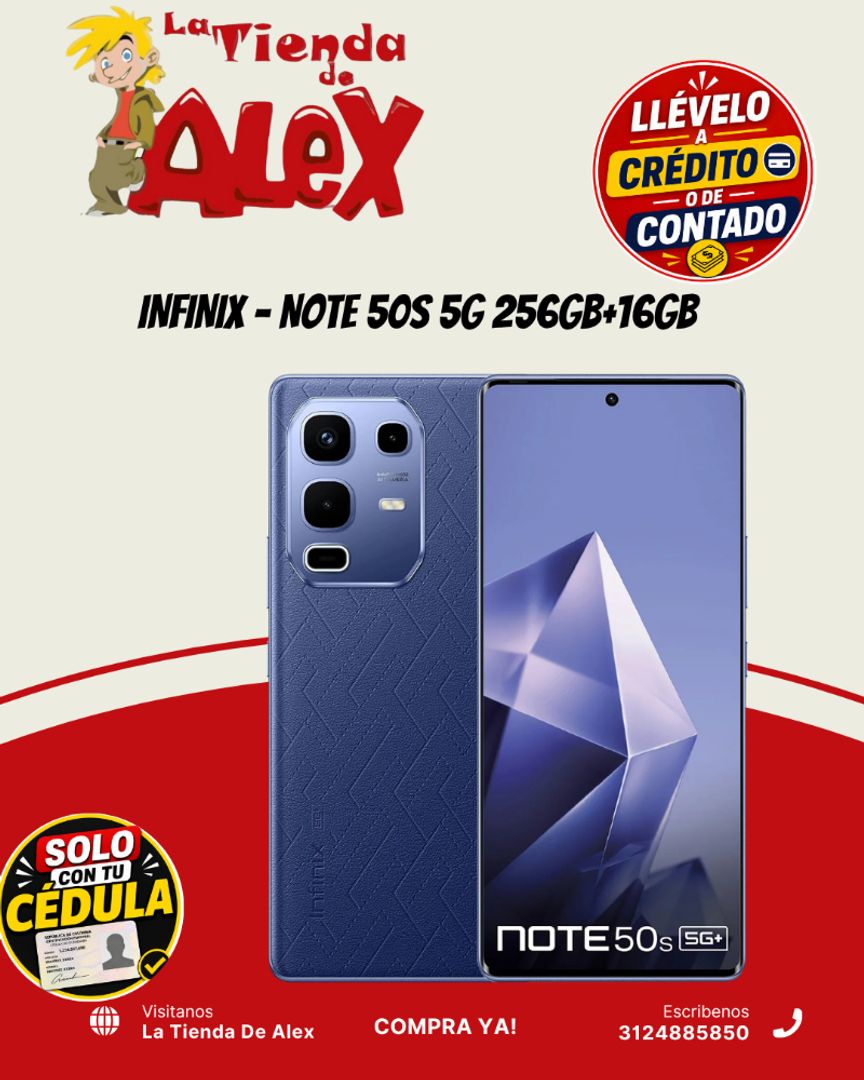 INFINIX - Note 50S 5G 256GB+8GB+(8)