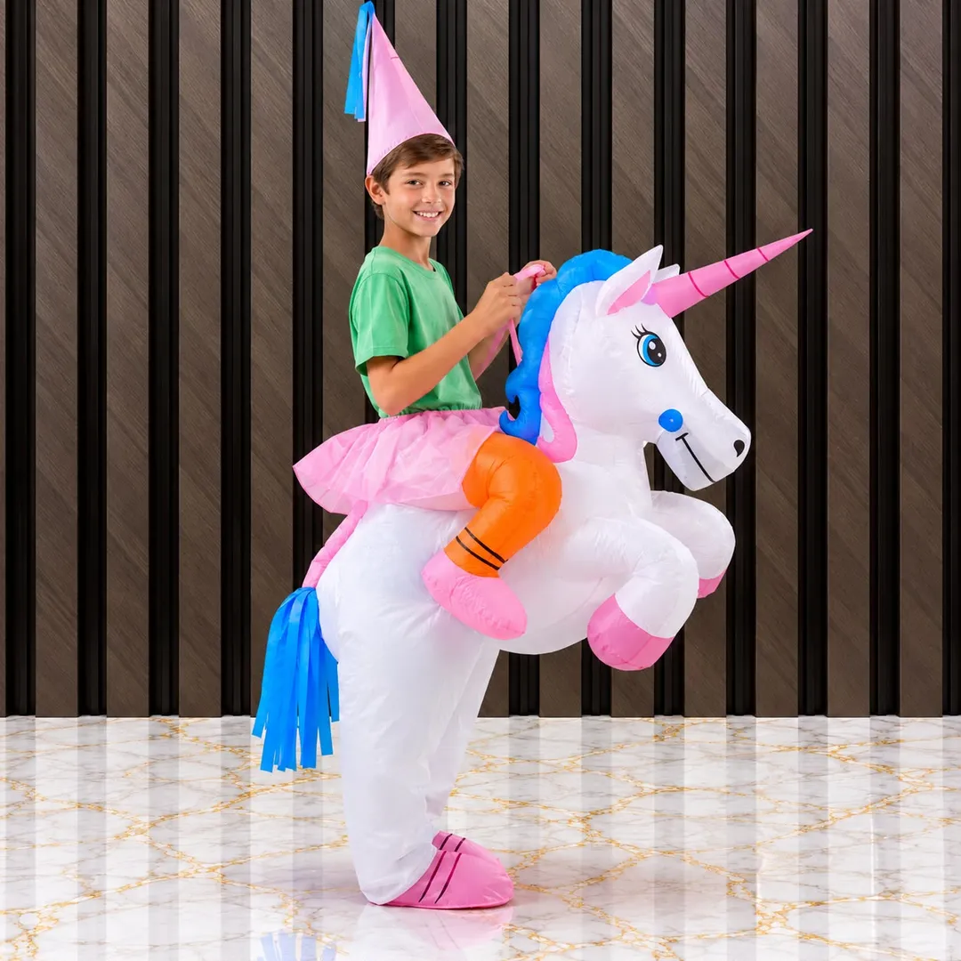 DISFRAZ INFLABLE UNICORNIO INFANTIL