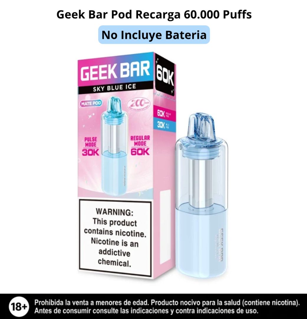 Geek Bar Pod Sky Blue Ice 60.000 Puffs