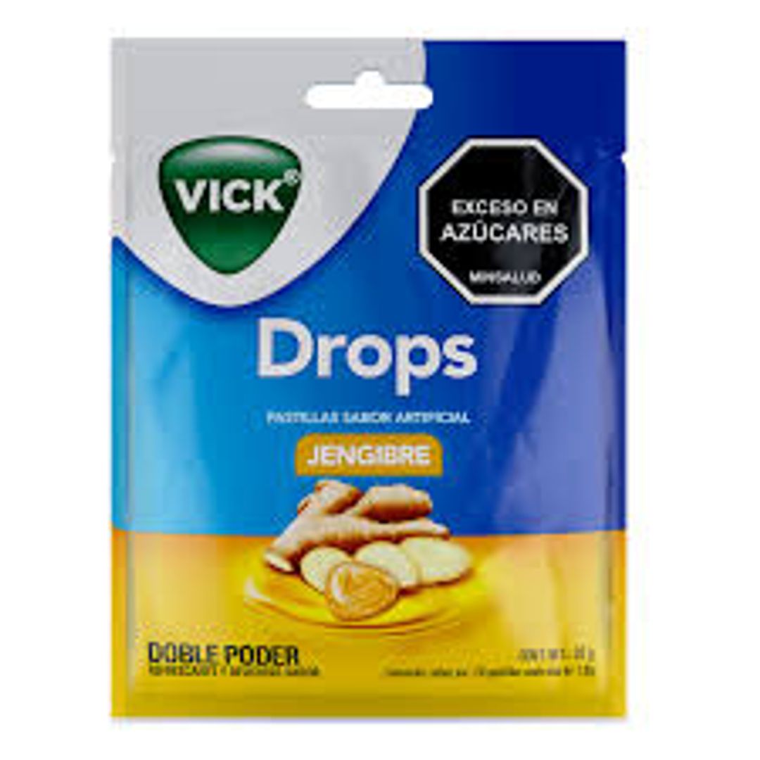 VICK PASTILLA JENGIBRE BOLSA X 20 UND