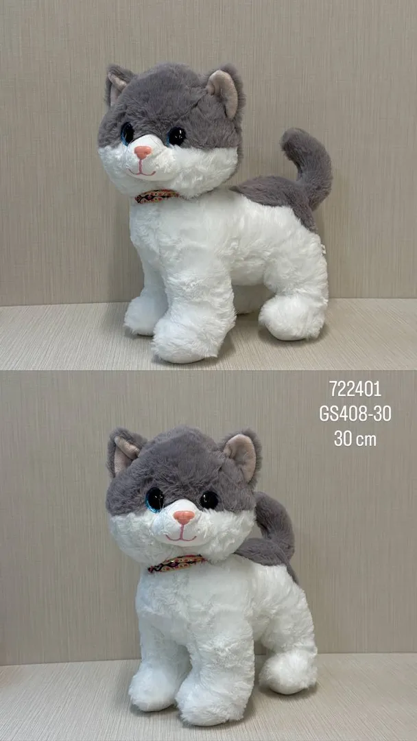 GATO CON COLLAR SURTIDO 30 CM