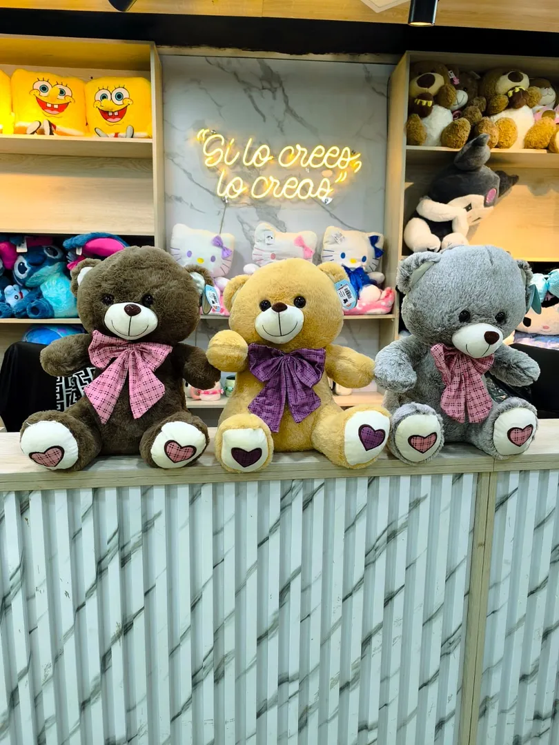 OSO MOÑO 3 colors 40cm moño