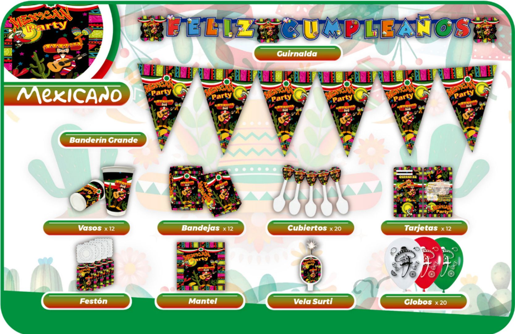 DECORACIÓN MEXICANA